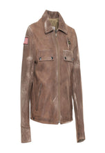 Lade das Bild in den Galerie-Viewer, Vintage Bikerjacke