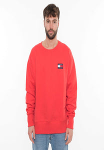 Badge Relaxed C-Neck Sweater