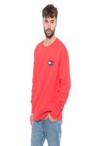 Badge Relaxed C-Neck Sweater