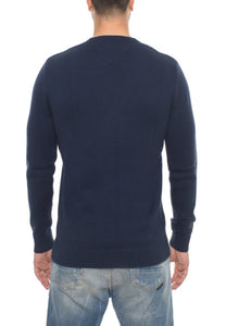 C-Neck Printed Sweater
